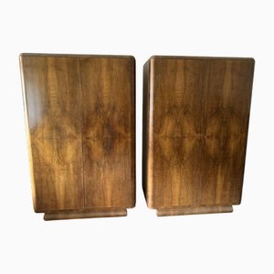 Art Deco Cabinets, Austria, 1930s, Set of 2