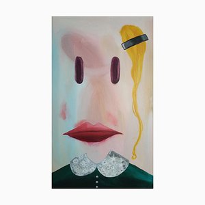 Marta Uszakow, Self-Portrait, 2020, Oil on Canvas