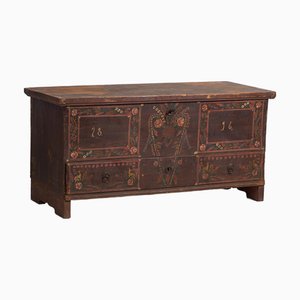 Commode Peinte Antique avec Tiroir, 1896