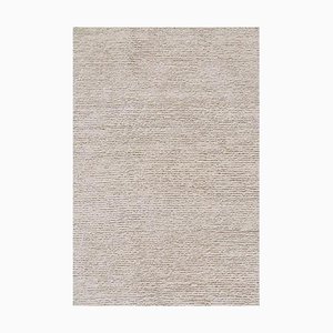 Hemp Rug in Beige and Off-White Tones by Rug&Kilim