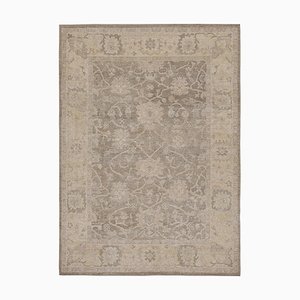 Oushak Style Rug in Gray and Beige by Rug&Kilim