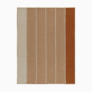 Kelim Teppich in Orange und Creme Streifen von Rug&Kilim