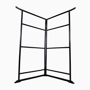 Folding Kimono Stand in Black Lacquered Wood, 1920s