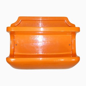 Étagère Murale Space Age en Plastique Orange, 1970s