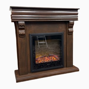 Camino decorativo inglese in legno