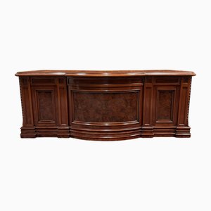 Scrivania in radica di legno