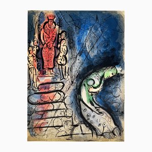 Marc Chagall, Ahasverus Sends Vasthi Away, 1960, Lithographie