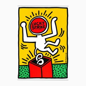 Keith Haring, Lucky Strike II, 1987, Offset-Lithographie
