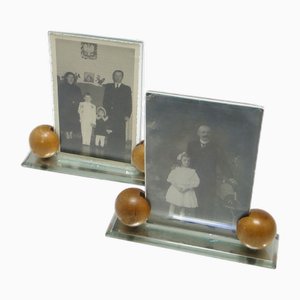 Art Deco Figurative Frames, Belgium, 1930s, Set of 2