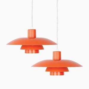 Vintage Danish PH 4/3 Lamps by Poul Henningsen for Louis Poulsen, 1966, Set of 2