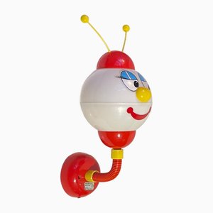 Vintage Robot Plastic Wall Lamp from Stilfer Milano, 1970s