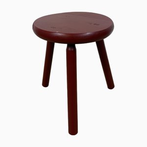 Niederländischer Holz Hocker, 1960er