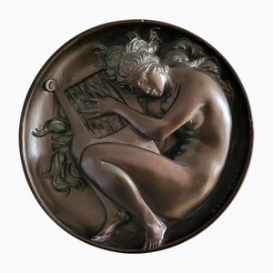 Rilievo Mid-Century moderno in gesso, anni '60