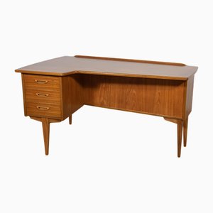 Mid-Century Teak Model A10 Boomerang Desk from Goran Strand, Sweden, 1960s