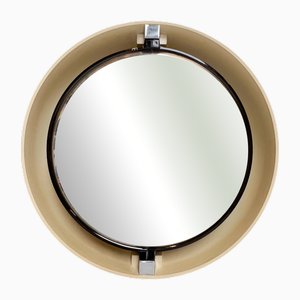 Runder beleuchteter A41 Design Spiegel von Allibert, 1970er