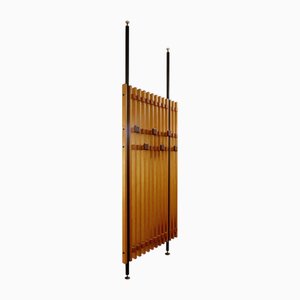 Italian Floor to Ceiling Coat Rack / Claustra, 1960s