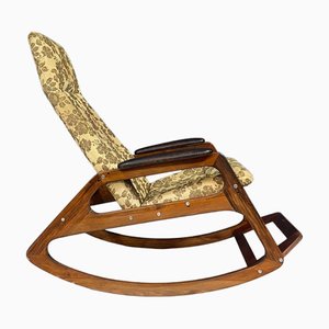 Wooden Rocking Chair from Dřevotvar, Czechoslovakia, 1970s