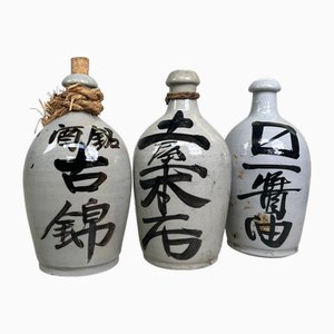 Vasi da sake, Giappone, anni '30, set di 3