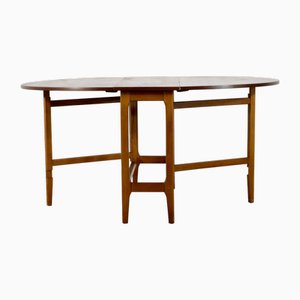 Klappbarer Esstisch aus Teak, 1960er