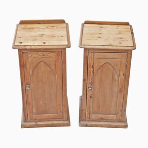 Tables de Chevet Victorienne Gothique, Set de 2