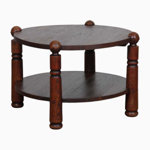 Table Basse en Chêne dans le style de Charles Dudouyt, 1950s