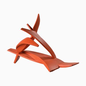 Paolo Schiavocampo, Escultura abstracta, años 70, Fibra de vidrio