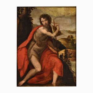 Werkstatt von Marcello Venusti, Johannes der Täufer, 1600, Öl auf Leinwand