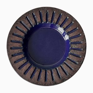 Assiette Décorative Vintage en Céramique par Ingegärd Burmeister pour Gabriel Sweden, 1960