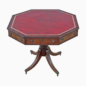 Octagonal Game Table in Mahogany