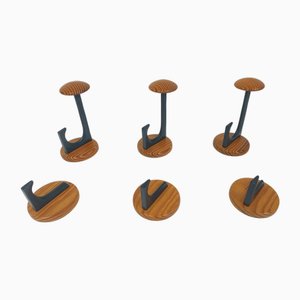 Hooks by Schönbuch, 1960s, Set of 6
