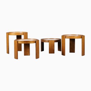 Model 780 Side Table by Gianfranco Frattini for Cassina, 1960s, Set of 4