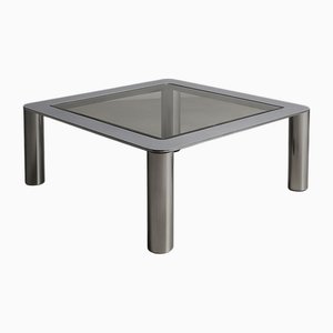 Space Age Chrome Coffee Table by Cinova, 1970s