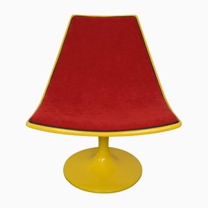 Sedia girevole in fibra di vetro, Italia, anni '60