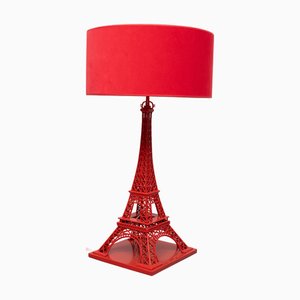 Lampada grande Torre Eiffel rossa di Eichholtz, anni '90