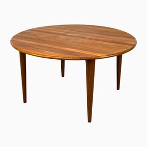 Circular Teak Coffee Table from Mikael Laursen, 1960s