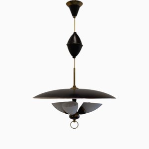 Mid-Century Ceiling Pendant from T. Røste & Co., Norway, 1950s