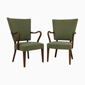 Danish Armchairs by Alfred Christensen for Slagelse Møbelværk, 1940s, Set of 2
