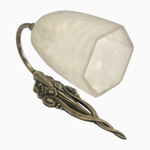 Französische Art Deco Wandlampe, 1930er