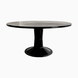 Tavolo da pranzo Mid-Century moderno con ripiano in legno di Yrjö Kukkapuro, anni '60