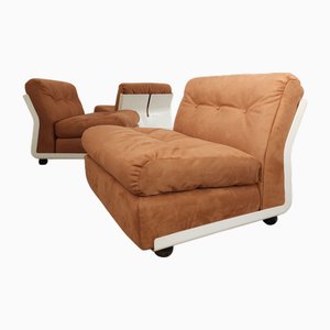 AMANTA Stühle von Mario Bellini für C&B Italia, 1960er, 3er Set