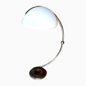 Mid-Century Serpente Floor Lamp in Chrome by Elio Martinelli for Martinelli Luce