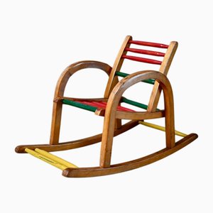 Kinder Schaukelstuhl von Baumann, 1950er