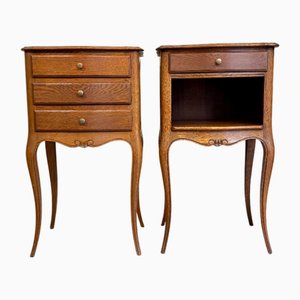 French Bedside Tables, Set of 2
