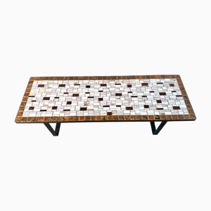 Modern Coffee Table in Glazed Ceramic, 1960s