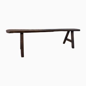 Antique Oak Bench, 1890s