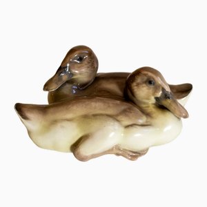 Model 1547 Ducks Figurine by Theodor Kärner for Rosenthal