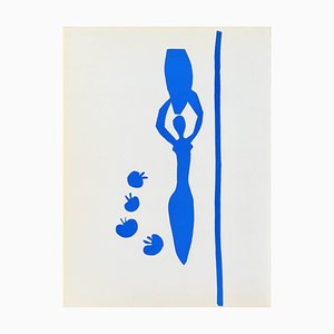 Henri Matisse, Femme Bleue, 1958, Lithographie