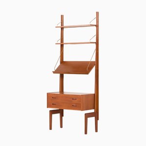Freistehendes Mid-Century Wandregal, Dänemark, 1960er