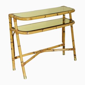 Mid-Century Konsolentisch aus Bambus, 1960er