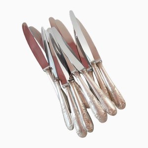 French Louis XV Style Entremet Knives by François Frionnet, 1940s, Set of 12